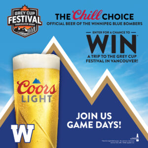 2024 Grey Cup Festival Contest. Join us game days and enter for a chance to win a trip to the Grey Cup Festival in Vancouver!