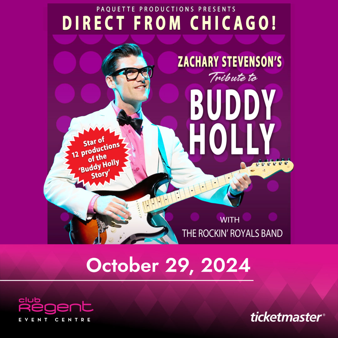 TRIBUTE TO BUDDY HOLLY with Zachary Stevenson. Oct. 29. 2024