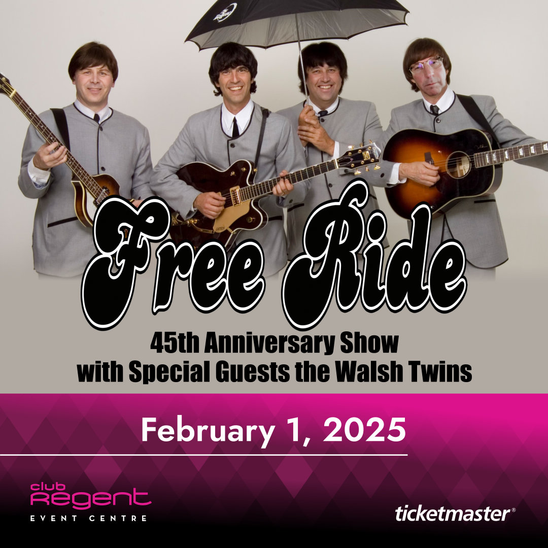 FREE RIDE - 45th Anniversary Show with Special Guests The Walsh Twins!